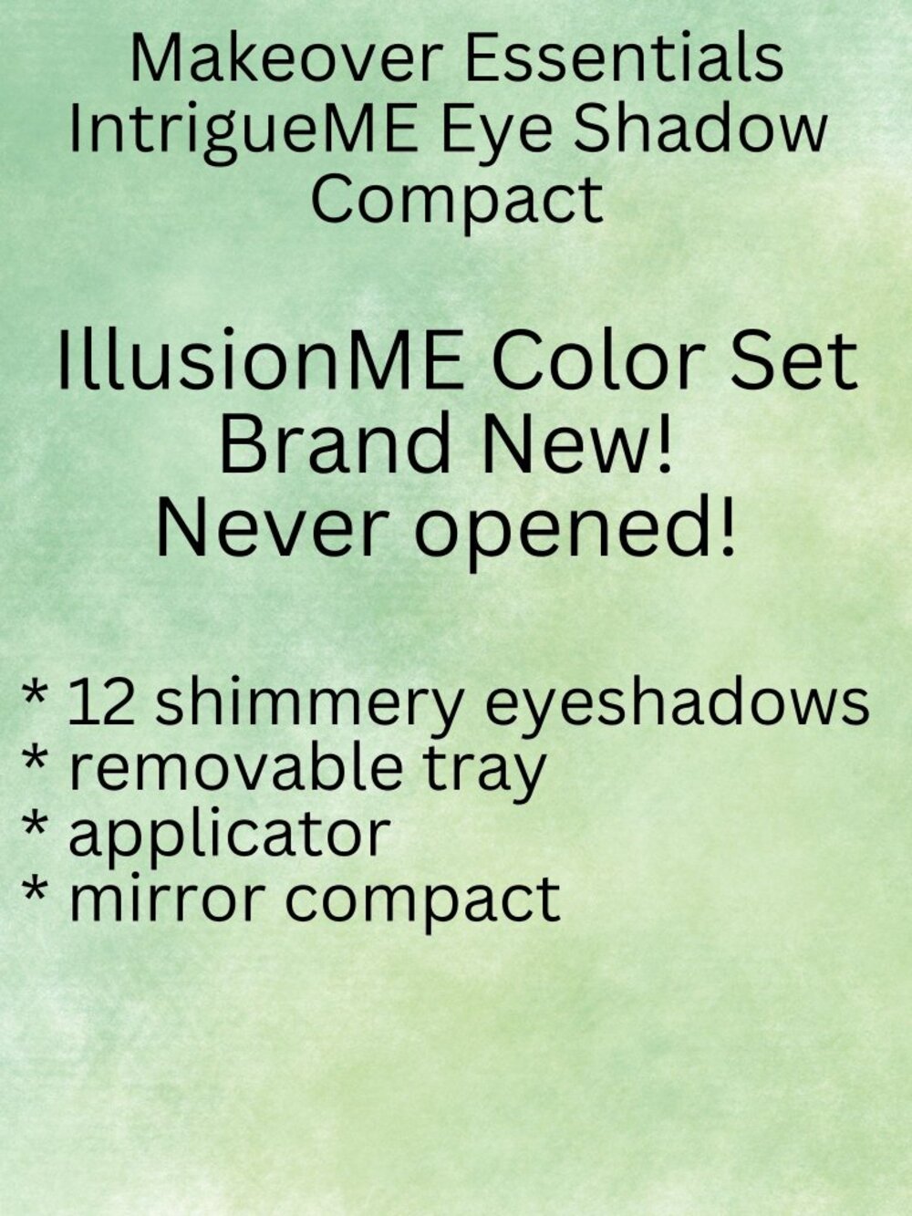 NEW  Makeover Essentials IntrigueME Eye Shadow Compact - Picture 3 of 3